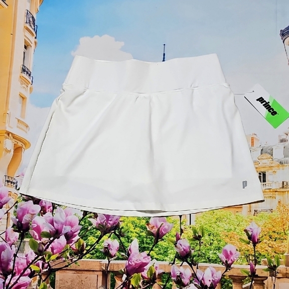 Prince White Mini Tennis Skort Size Medium‎ NWT - Picture 1 of 10